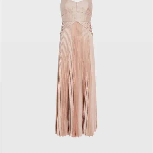 Club Monaco Pink Pleated Maxi Dress - Picture 4 of 4